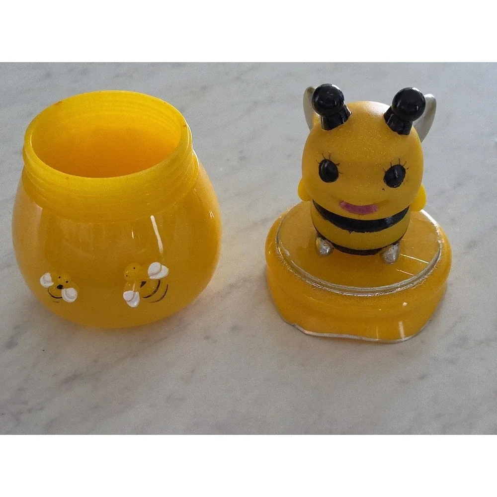 Handmade Resin Bee Honey Pot Jar